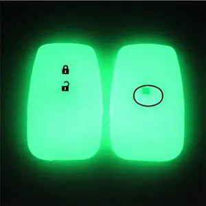 Personalized Glow In The Dark Remote Control Car Key Cover For Toyotas Prius