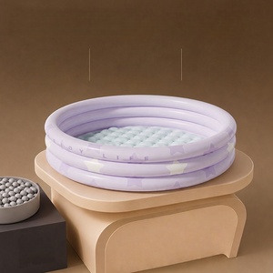 <span class=keywords><strong>Piscine</strong></span> à balles gonflable pliable Da Niu pour bébé, fosse de jeu portable pour enfants à domicile pour anniversaire et jeux d'intérieur. - Product Image 4