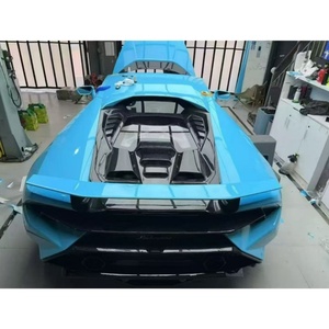 Kit carrosserie en fibre de carbone pour <span class=keywords><strong>Lamborghini</strong></span> LP580 LP610 EVO, améliorations Huracan, style Tecnica, pare-chocs avant et arrière, capot, spoiler, ailes - Product Image 5
