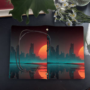 Beau cahier A6 fabriqué à la main Cadeau de fête des enseignants élégant pour les professeurs Idéal pour les notes de <span class=keywords><strong>recherche</strong></span> et les plans de conférence avec - Product Image 4