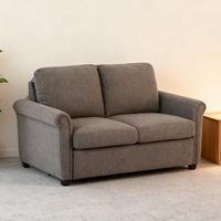 Usine directe tissu coussin doux lit caché canapé-lit inclinable cadre en bois pliable salon chambre hôtel utilisation
