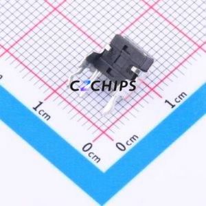 GT-TC183B-H050-L1 Tactile Switch Through hole Component (THT) Switch Single Pole Single Throw Round Button 2.5N Through Hole - Product Image 2