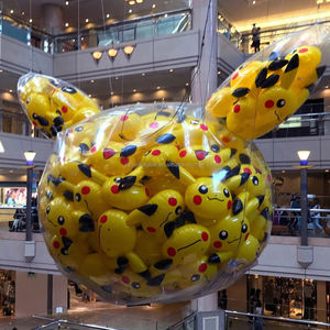Ballon gonflable <span class=keywords><strong>Pikachu</strong></span> de dessin animé gonflable géant <span class=keywords><strong>Pikachu</strong></span> pour la décoration de rue publicitaire - Product Image 1