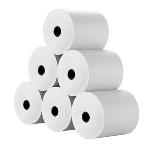 Usine sans BPA 80mm 57mm de large thermique reçu papier rouleau POS ATM Jumbo papier au sol - Product Image 1