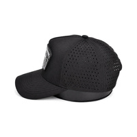 Casquette de baseball perforée découpée au laser sur mesure, imperméable, séchage rapide, respirante, pour le golf et le sport, vente en gros, faible MOQ, OEM