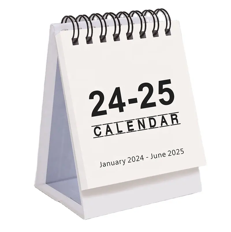 2024 मुद्रण सेवाओं कस्टम आकार रंग 365 दिन दैनिक कैलेंडर दैनिक डेस्क कैलेंडर