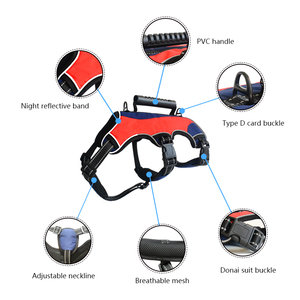 Vpetbr 2025 OEM Halti French Bull Sling Carrier Harnais de chien réglable en acier inoxydable et cuir tactique avec système de sécurité détachable - Product Image 2