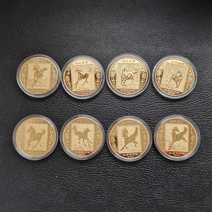 2026 도매 사용자 정의 금속 스탬핑 중국 말 해 기념품 금도금 동전 컬렉션 동전 판매 - Product Image 5