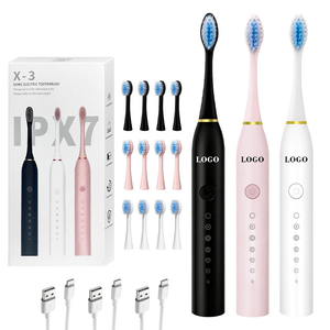 Brosse à dents électrique pour adultes, nettoyage 3 en 1, élimination des taches, blanchiment des dents, soins bucco-dentaires, brosse à dents rechargeable par USB - Product Image 2