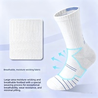 Chaussettes de sport WRELS, chaussettes de compression personnalisées pour la course à pied, chaussettes de randonnée athlétiques, chaussettes de sport confortables en tricot