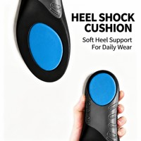 Semelles intérieures sportives AureRight en mousse PU avec supports de voûte plantaire en TPU, talonnette profonde, anti-fatigue, lavables, pour le soin des pieds – Vente directe usine