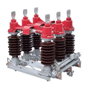 อุปกรณ์ไฟฟ้าภายนอกอาคาร แรงดันสูง 40.5kV สวิตช์ไอโซเลเตอร์ GW4 แบบเปิดแนวนอนสองเสา ตัวตัดวงจรฟิวส์ GW4 สำหรับภายนอกอาคาร - Product Image 1