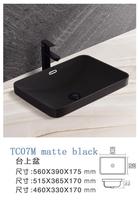 Évier de salle de bain rectangulaire, vente en gros, comptoir de salle de bain, lavabo de vanité