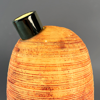 Vase à fleurs électrique moderne en céramique et lampe de table avec base d'ampoule E14/E26, 2-en-1, décoration, veilleuse rose