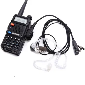 ชุดหูฟังท่ออะคูสติก2ขาสำหรับวิทยุสื่อสาร,อุปกรณ์นิรภัย FBI สำหรับวิทยุ Baofeng UV-5R