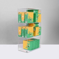 Vitrine de présentation monobloc en acrylique moderne et détachable APEX pour tabac, vente en gros, pour les magasins de tabac et les dépanneuses