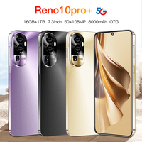Harga Grosir Pabrik Ponsel Reno 10 Pro+ Versi Global 5G Baru Original Layar HD 7,3 Inci Dual SIM Android