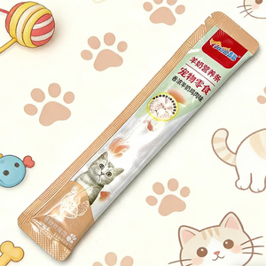 Nourriture humide crémeuse pour chat en sachet de 15g, santé et nutrition, échantillon gratuit, fabrication OEM ODM, friandises pour animaux de compagnie, collations, nourriture en gros - Product Image 3