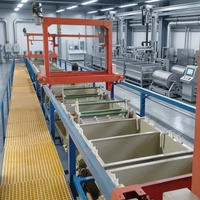 Ligne d'électrolyse au zinc entièrement automatique, machine de revêtement au chrome, dispositif d'électrolyse au zinc
