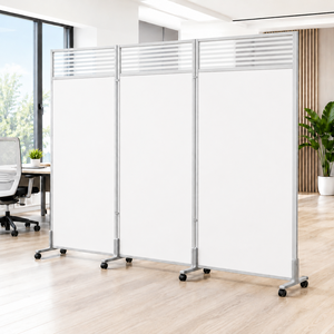 Paneles Divisores de <span class=keywords><strong>Oficina</strong></span> Móviles Plegables Contemporáneos, Pantallas <span class=keywords><strong>Separadoras</strong></span> de Escritorio Independientes - Product Image 6