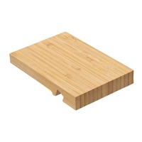 Porte-notes autocollantes en bois avec porte-stylo accessoires de bureau organisateur plateau porte-crayon