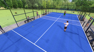 Pista de Pádel Resistente Phuoc Thinh para Interiores y Exteriores, Estructura de Acero Galvanizado, Césped Artificial, Exportación - Product Image 5