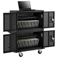 Chariot de recharge 32 emplacements pour ordinateurs portables et Chromebooks avec options de charge intelligentes