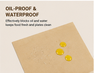 Greaseproof Paper Sheets Food Grade <b>Waterproof</b> Oil Proof Multi Purpose Disposable Non Stick Cooking Baking Liners - Product Image 5