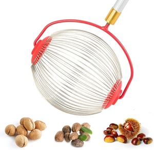 Recogedor <span class=keywords><strong>de</strong></span> Nueces Rodante para Jardín, Cabezal <span class=keywords><strong>de</strong></span> Acero con Mango Telescópico, Duradero, Personalizable, Accesorios <span class=keywords><strong>de</strong></span> Jardín - Product Image 1
