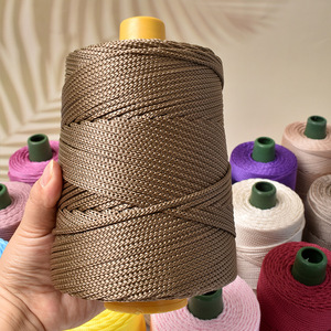 250 grammes de fil de soie de glace été chapeau de soleil bricolage tissé à la main coussin couverture creux brillant soie fil de laine grossière - Product Image 1