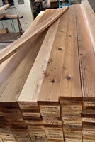 Bûches de cèdre de haute qualité Bois de cèdre rouge Prix du bois de cèdre à Westem Canada avec un diamètre sont utilisés pour la construction de meubles