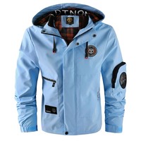 Veste longue décontractée en polaire pour homme, parka à capuche, couleur unie, coupe-vent, polyester, fibre de bambou, fermeture éclair, ODM, automne-hiver