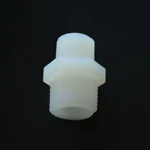 Plastic 1/2" to 3/8" Male NPT Nipple Reducer Connector Adaptor Fittings