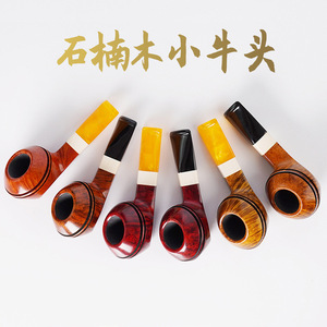 Briar Wood Bulldog Pipe Straight Type Tobacco Pipe For Smoking - Product Image 1