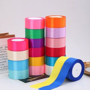 Pita Satin Lebar 3.8cm (1.5 Inch) Gulungan untuk Hari Valentine, Pembungkus Kado Bunga, 4cm 25 Yard Gulungan Pita Satin Satu Sisi - Product Image 2