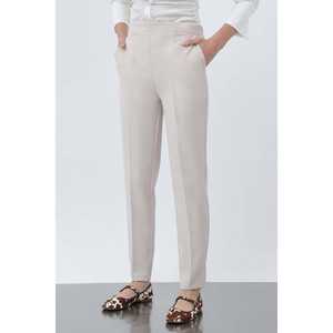 Pantalones de Vestir de Cintura Alta para Mujer, Negros, Antiarrugas, Corte Ajustado para Oficina - Product Image 4