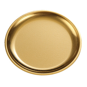 Stainless Steel Embossed Serving <b>Tray</b> Set 3Pcs Durable For Food Serving Cafe Steak Plate - Product Image 3