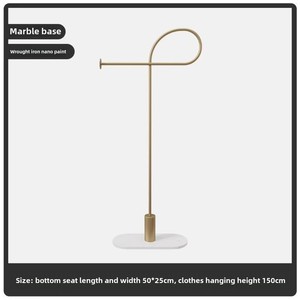 Juego <span class=keywords><strong>de</strong></span> soporte para colgar abrigos <span class=keywords><strong>de</strong></span> metal moderno: perchas delgadas que ahorran espacio con estante <span class=keywords><strong>de</strong></span> <span class=keywords><strong>pie</strong></span> para chaquetas, sombreros y camisas - Product Image 3