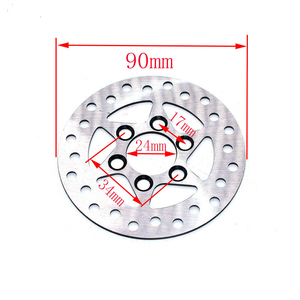 <span class=keywords><strong>Frein</strong></span> à disque avant arrière avec disque pour 2 temps Mini Dirt <span class=keywords><strong>Bike</strong></span> <span class=keywords><strong>pocket</strong></span> <span class=keywords><strong>bike</strong></span> ATV 49CC plaquettes <span class=keywords><strong>de</strong></span> <span class=keywords><strong>frein</strong></span> disque plaque gaz - Product Image 2
