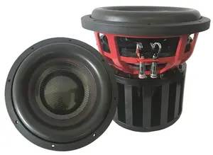 Toutes les tailles 12 "15" 18 pouces dual 1 2 4 Ohm voiture audio spl subwoofer haut-parleur