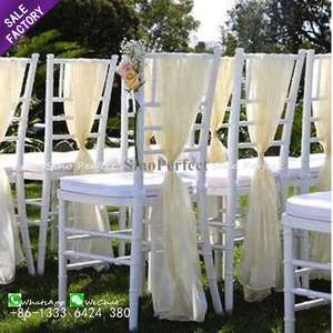 New Design Hotel Banquet Event Stackable Furniture Gold Round White <b>Chair</b> for Wedding - Product Image 5