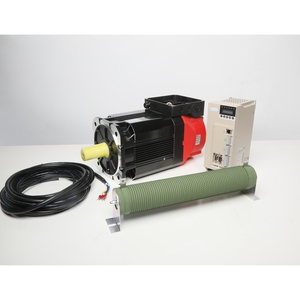 Mime 265Mm 11KW Nam Châm Vĩnh Cửu <span class=keywords><strong>CNC</strong></span> Trục Chính Động Cơ Servo 220V AC Động Cơ Servo Động Cơ Trục Chính Và Trình Điều Khiển Cho Máy Đúc - Product Image 3