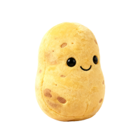 Op maat gemaakte fruit knuffel, creatieve aardappel fruit pop set, gevuld met PP katoen, zachte knuffels, grappige expressie gezicht, kindercadeau, op maat gemaakt