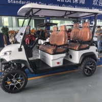 Carrito de Golf Eléctrico de 6 Plazas para Bodas, Eventos, Hoteles, Transporte en Comunidades con Portones, Residencias para Personas Mayores, Centros de Retiro