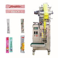 Machine d'emballage verticale entièrement automatique pour liquides, idéale pour la sauce tomate, la mayonnaise, la sauce au fromage, les bâtonnets de nourriture pour chats