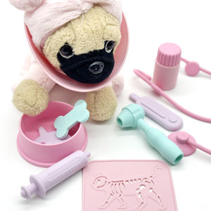 Offre Spéciale 11 pièces ensemble de jeu vétérinaire en Silicone non toxique sans BPA pour enfants <span class=keywords><strong>Kit</strong></span> de médecin pour animaux de compagnie pour les tout-petits - Product Image 5