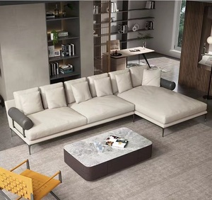 安东尼奥·Citterio高品质意大利环礁客厅真皮沙发 - Product Image 6