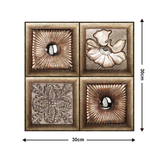Azulejos de Pared Modernos Impermeables Autoadhesivos para Sala de Estar, Decoración de Pared para <span class=keywords><strong>TV</strong></span>, Papel Tapiz de PVC No Tejido para Uso Doméstico - Product Image 4
