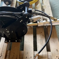Pompe à baril d'huile automatique pneumatique de 200 L (55 gallons) avec compteur et enrouleur de tuyau de 10 m, rapports 3:1 et 5:1
