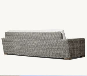 Meubles d'extérieur <span class=keywords><strong>en</strong></span> rotin de jardin extérieur Sassanid canapé Biarritz tissé à la main tout temps - Product Image 3